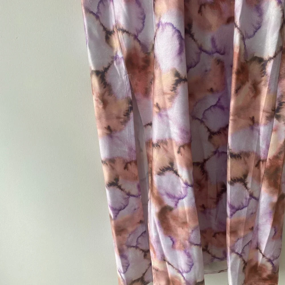 Dynamite Tie Dye Printed Silk Maxi Dress - Picture 6 of 6